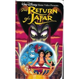 The Return of Jafar (1994) Disney VHS Aladdin Sequel Rare NTSC Vintage Tape
